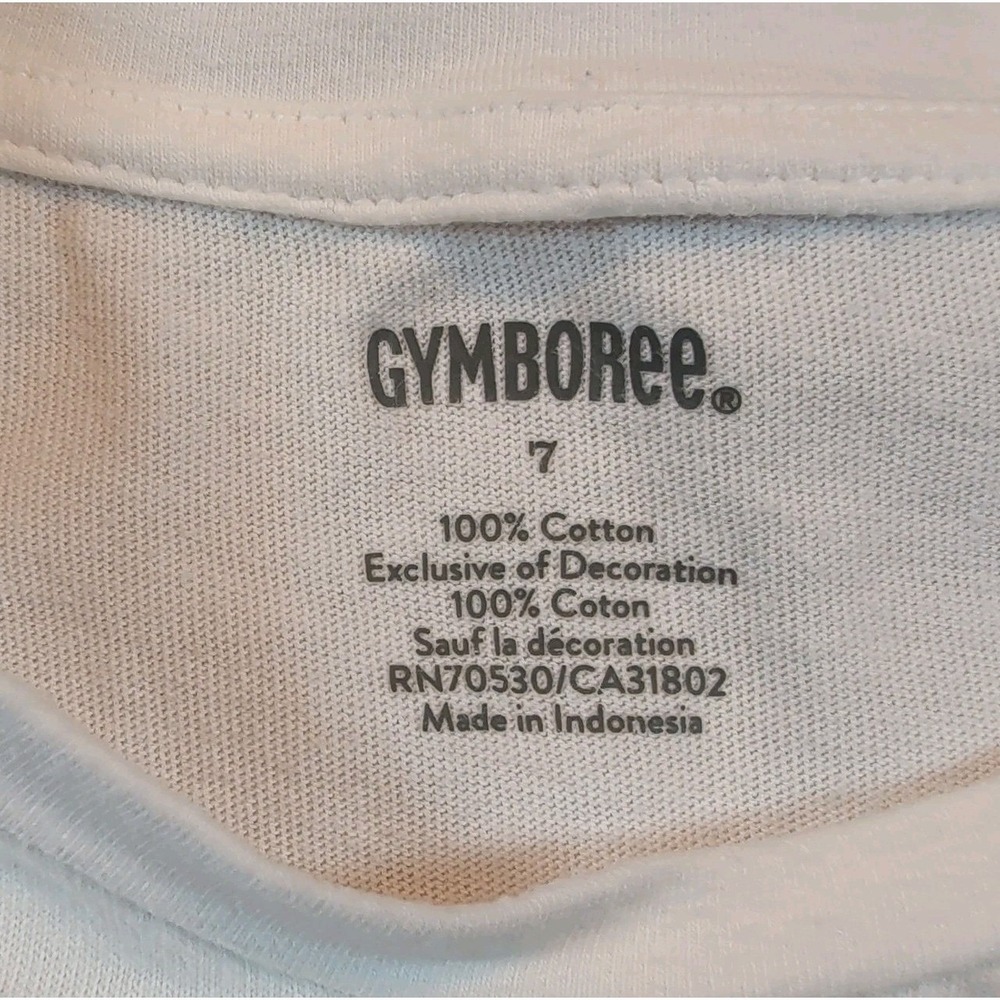 Gymboree Girls Desert Dreams 7 Shirt & Shorts Set White Coral Summer Gem Pockets - Picture 4 of 9